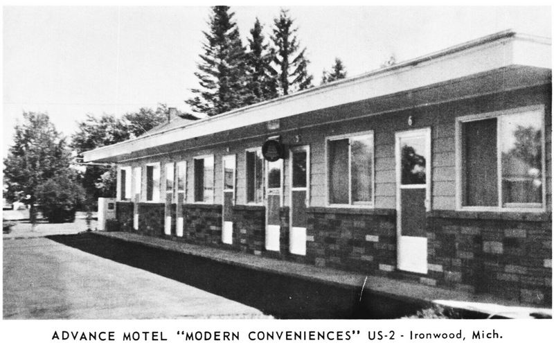Advance Motel - Vintage Postcard